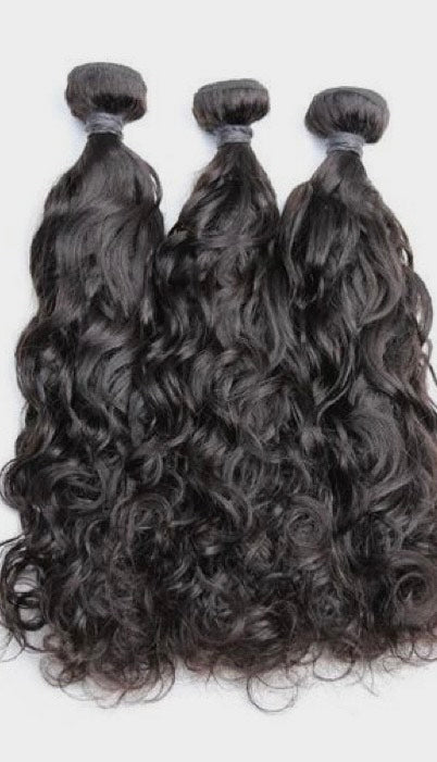 3 Bundle Pack of Natural Human Hair 14"-30"