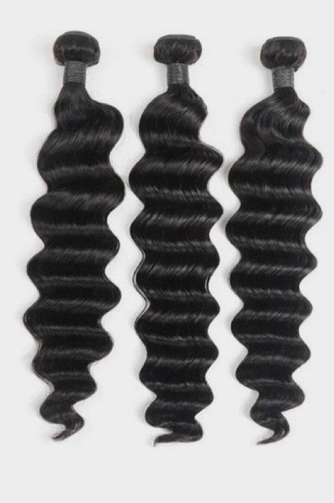 3 Bundle Pack of Natural Human Hair 14"-30"