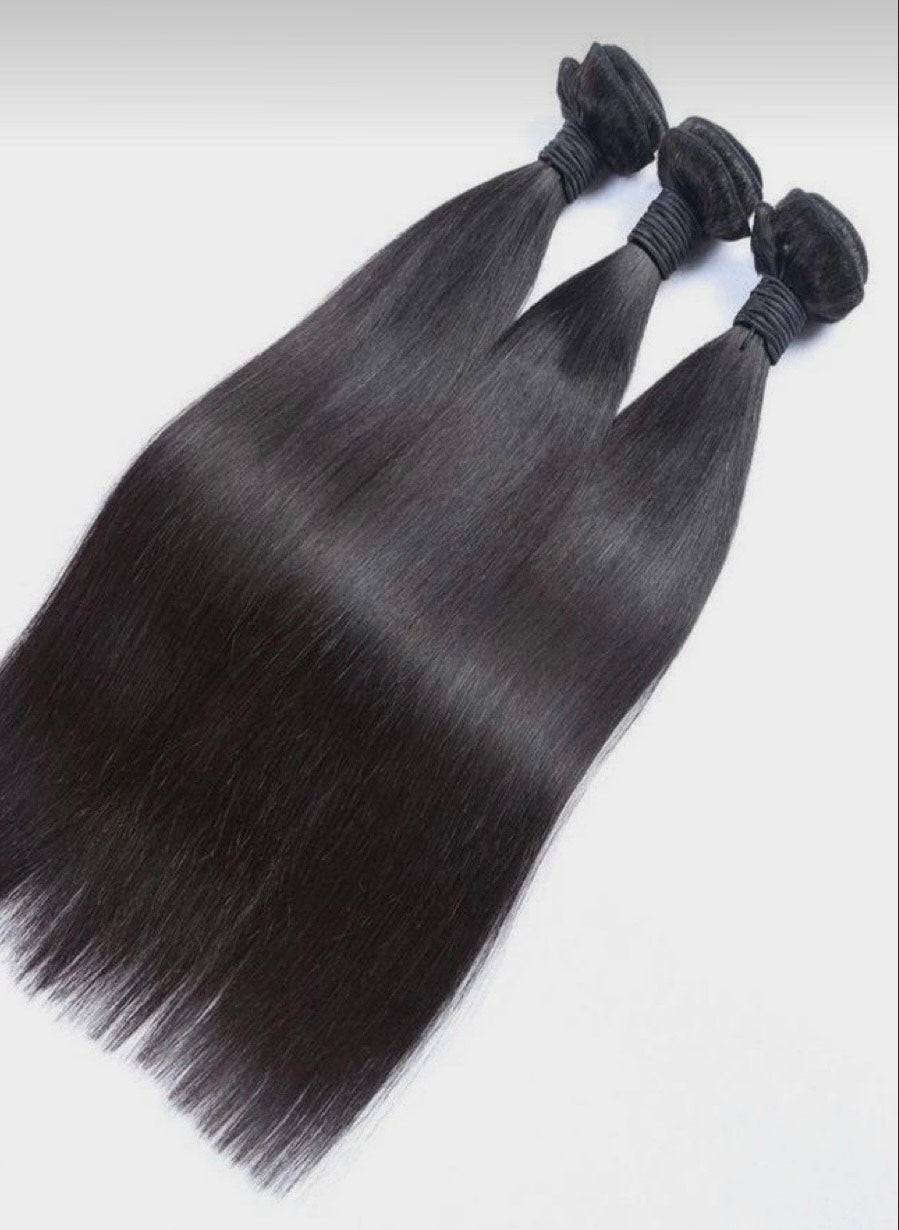 3 Bundle Pack of Natural Human Hair 14"-30"