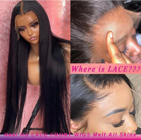 13x4 Natural HD Lace Frontal Wig